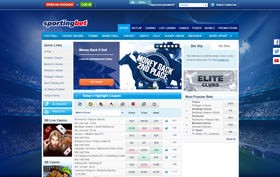 Sportingbet homepage
