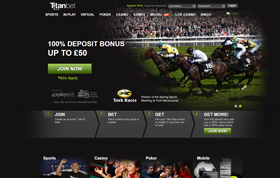Titanbet homepage